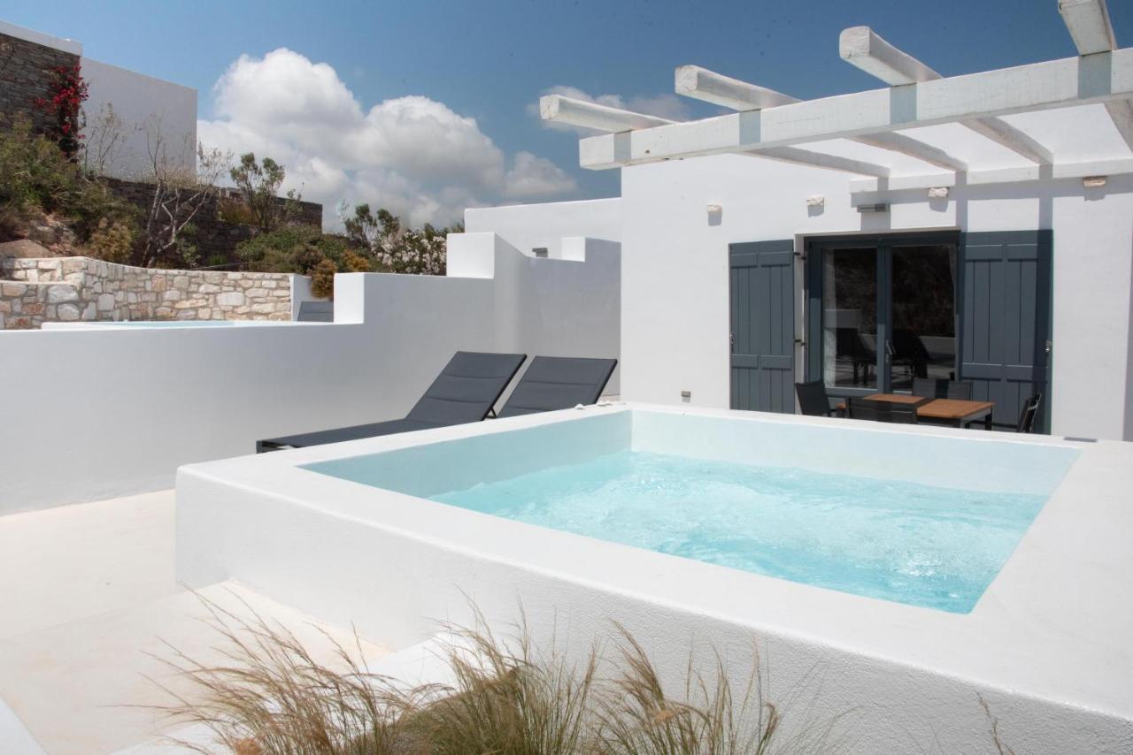 Isterni  White New 1Bd House With Private Jacuzzi In Isterni 빌라 외부 사진